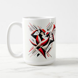 Abstract Jazztrombone Koppel Koffiemok