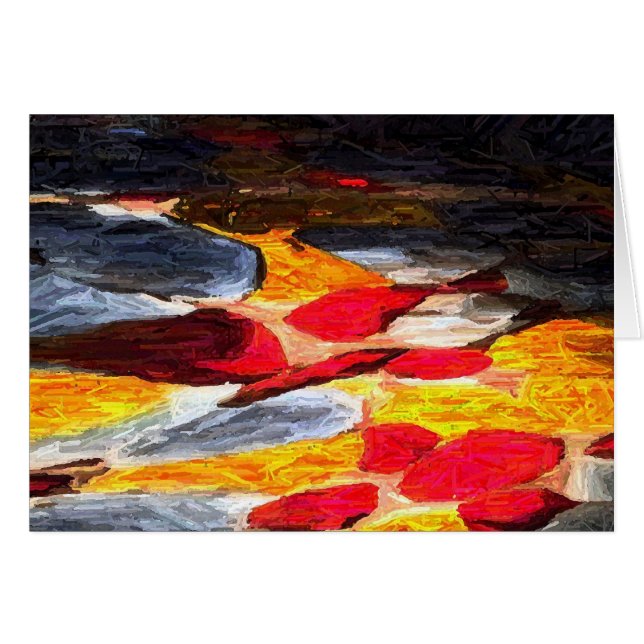 Abstract, kaart (Voorkant Horizontaal)