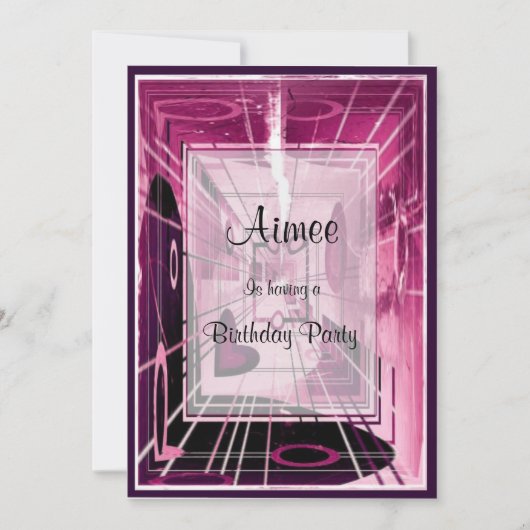 Abstract Kaart (Voorkant)