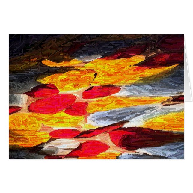 Abstract, kaart (Voorkant Horizontaal)