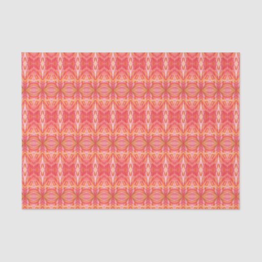 Abstract - Kaleidoscoop - roze - weefselpapier Tissuepapier (Voorkant)