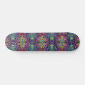 Abstract Kaleidoscooppatroon Skateboard (Horizontaal)