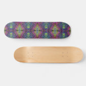 Abstract Kaleidoscooppatroon Skateboard (Horizontaal)