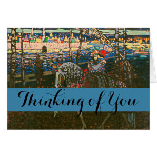 Abstract Kandinsky Riding Paar Kleurrijk