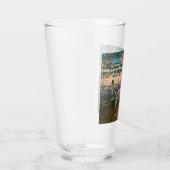 Abstract Kandinsky Riding Paar Kleurrijk Glas (Rechts)