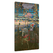 Abstract Kandinsky Riding Paar Kleurrijk Klembord (Rechts)