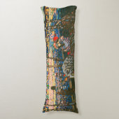 Abstract Kandinsky Riding Paar Kleurrijk Lichaamskussen (Voorkant Verticaal)