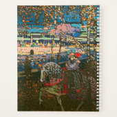 Abstract Kandinsky Riding Paar Kleurrijk Planner (Achterkant)
