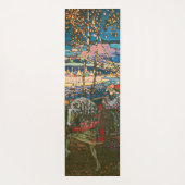 Abstract Kandinsky Riding Paar Kleurrijk Yogamat (Achterkant)