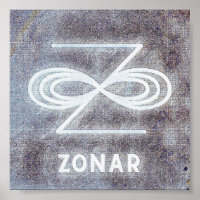 Abstract Karuna Reiki Helwit Zonar symbool