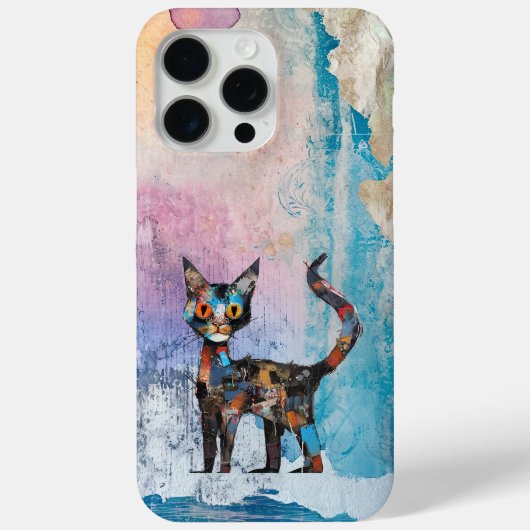 Abstract Kat iPhone / iPad case (Achterkant)