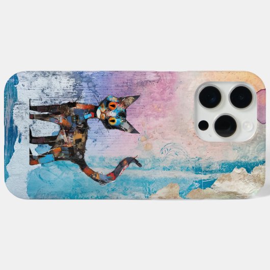 Abstract Kat iPhone / iPad case (Achterkant (horizontaal))