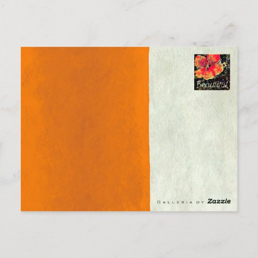 Abstract keer twee ~ Briefkaart Modern (Achterkant)