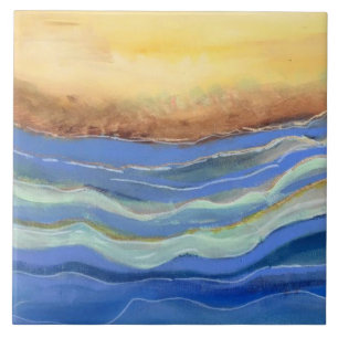 Abstract keramisch keramisch tapijten tegeltje