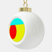 Abstract Keramische Bal Ornament (Rechts)