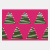 Abstract kerstboom inpakpapier (Voorkant)