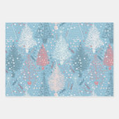 Abstract kerstboompatroon inpakpapier vel (Voorkant 2)