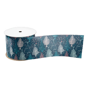 Abstract kerstboompatroon lint