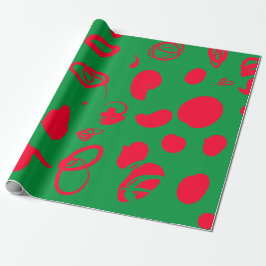 Abstract kerstontwerp Wrapppapier Cadeaupapier