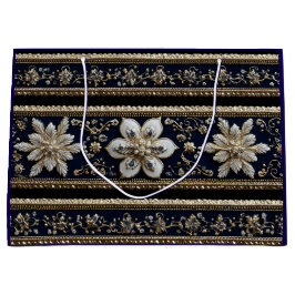 Abstract kerstpatroon groot cadeauzakje