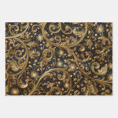 Abstract kerstpatroon inpakpapier vel (Voorkant 2)