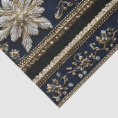 Abstract kerstpatroon tissuepapier (Detail)