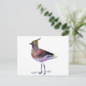 Abstract kieuwsilhouet briefkaart (Staand voorkant)