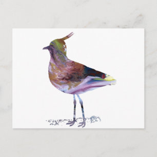 Abstract kieuwsilhouet briefkaart