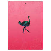Abstract klembord Ostrich (Achterkant)