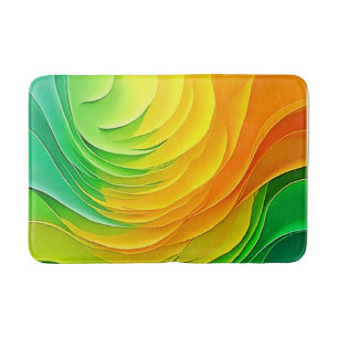 Abstract Kleur Energie Stroom Design Badmat