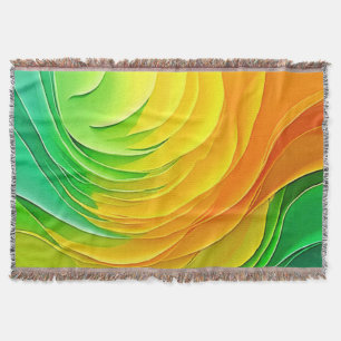 Abstract Kleur Energie Stroom Design Deken