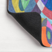 abstract "Kleur Rush" Muismat (Hoek)