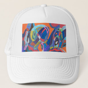 abstract "Kleur Rush" Trucker Pet