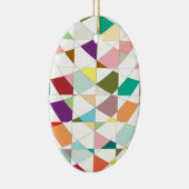 Abstract Kleur Tapijt Keramisch Ornament (Rechts)
