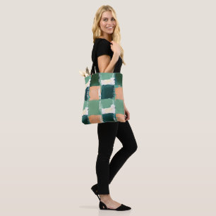 Abstract kleurenblok-Tas Draagtas