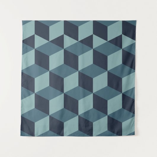  abstract kleurenblokgeomet wandkleed (Voorkant)