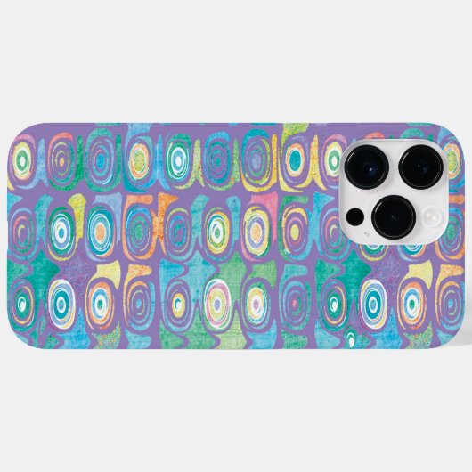 Abstract kleurenpatroon 1 Case-Mate iPhone case (Achterkant (horizontaal))