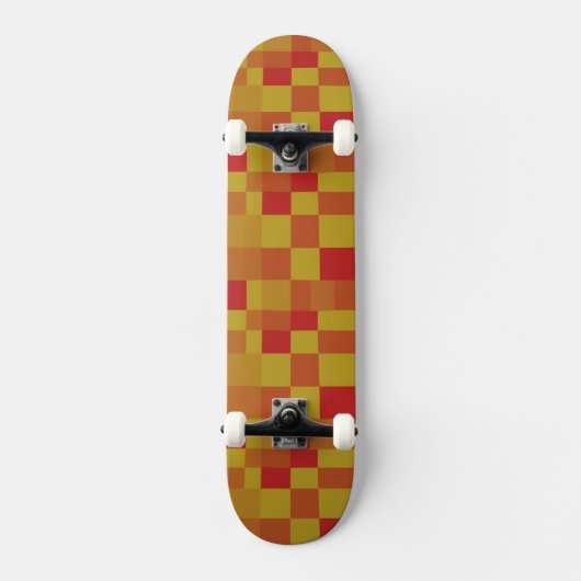 Abstract kleurenpatroon 280913 skateboard (Voorkant)