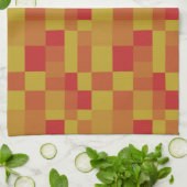 Abstract kleurenpatroon 280913 theedoek (Gevouwen)