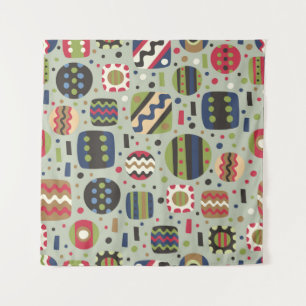abstract kleurenpatroon textiel, interieurontwerpe wandkleed