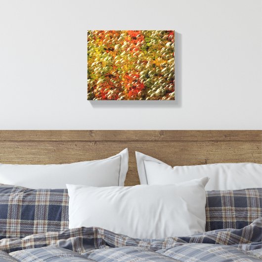 Abstract kleurig bubbelpatroon canvas afdruk (Insitu (Slaapkamer))