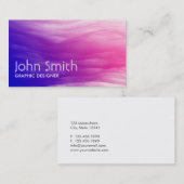 Abstract kleurig grafisch ontwerp Visitekaartje (Voorkant / Achterkant)