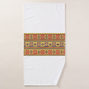 Abstract kleurrijk Afrikaans naadloos patroon met Badhanddoek