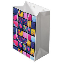 Abstract kleurrijk blokpatroon