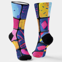 Abstract kleurrijk blokpatroon