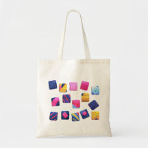 Abstract kleurrijk blokpatroon