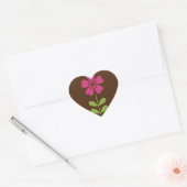 abstract-kleurrijk-decoratief-floraal hart sticker (Envelop)
