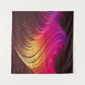 Abstract kleurrijk digitaal landschap met stromend wandkleed (Voorkant (horizontaal))