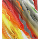 Abstract kleurrijk douchegordijn (Voorkant)