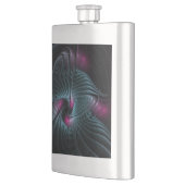 Abstract kleurrijk Fantasy Fractal Flacon (Links)